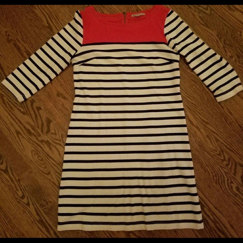 GAP color block 3/4 sleeve dress size small